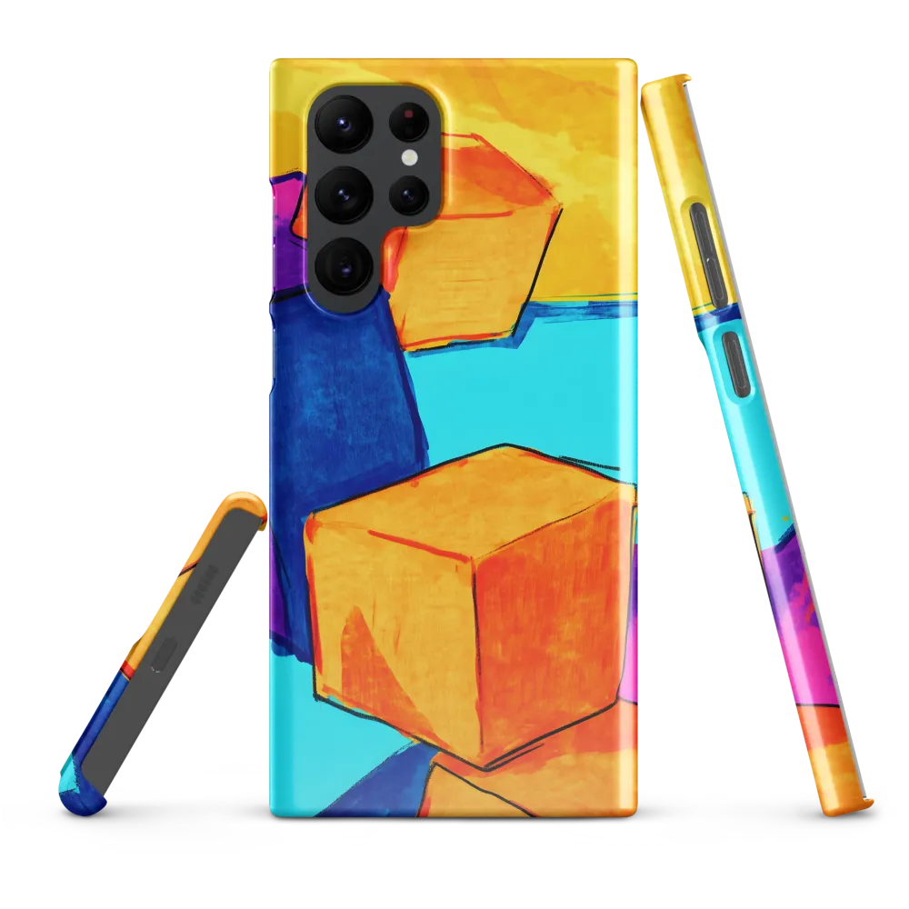 Playful Cubes in Vibrant Harmony