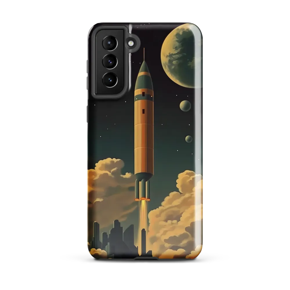 Journey Through the Cosmic Frontier | Phone Case |  S21 Plus | Tough Case | Glossy