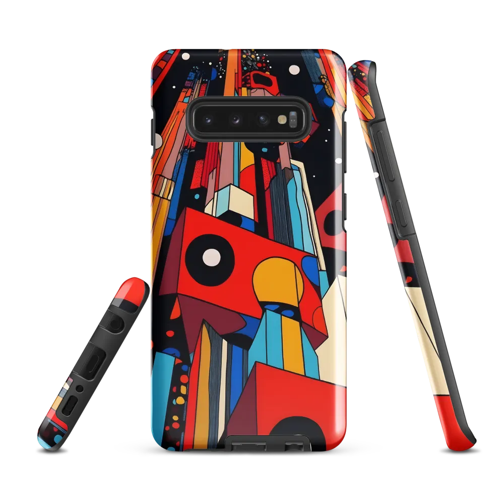 Urban Symmetry: A Dance of Geometry | Phone Case |  S10 Plus | Tough Case | Glossy