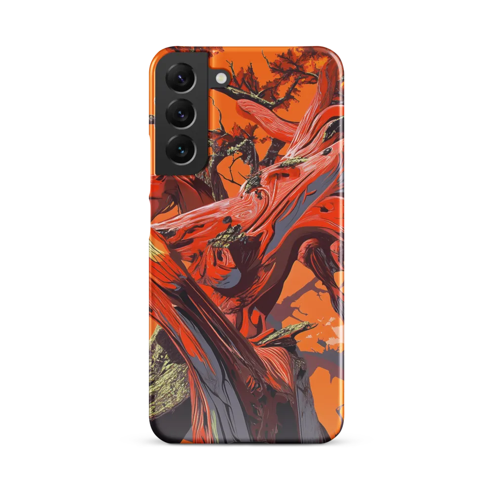 Life in Motion: An Abstract Tree | Phone Case |  S22 Plus | Snap Case | Glossy