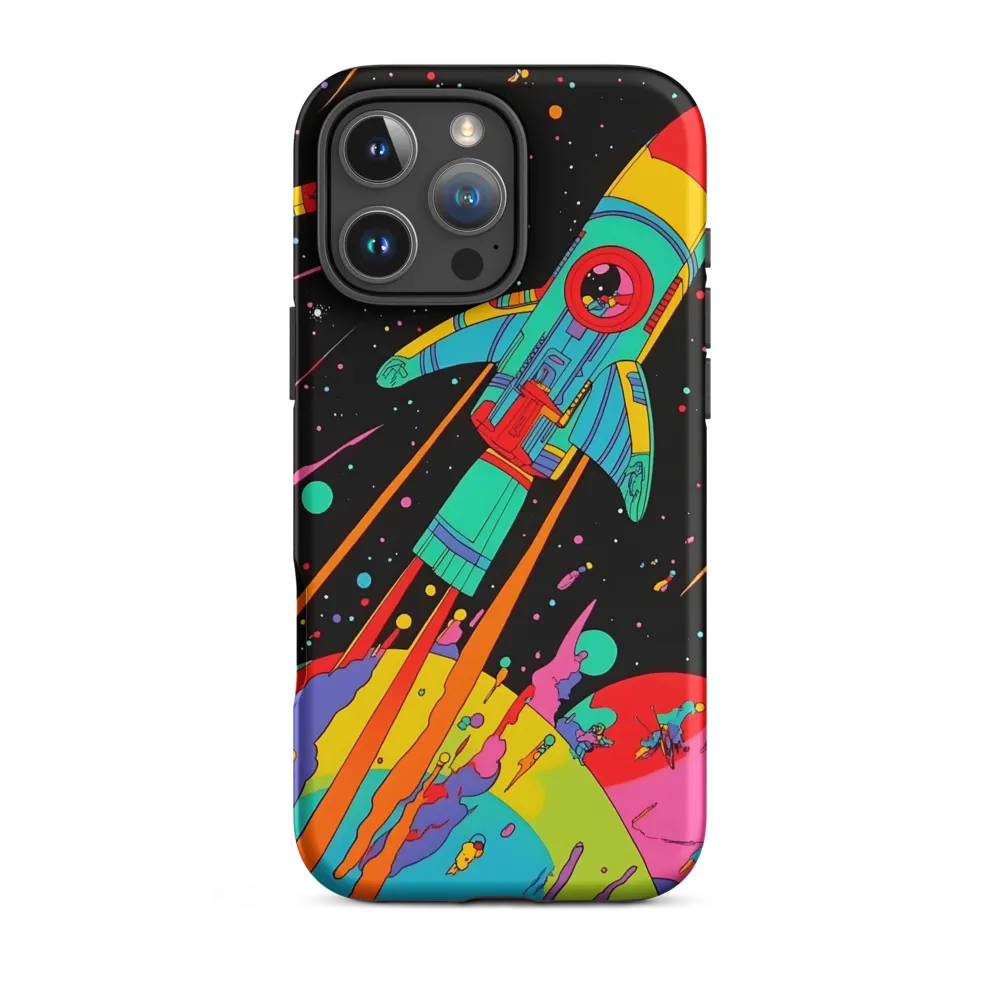 Cosmic Voyage: The Neon Lift-Off