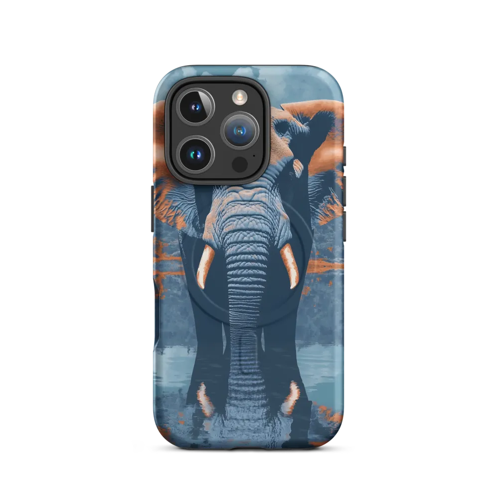 Majestic Reflection: The Elephant's Serenade