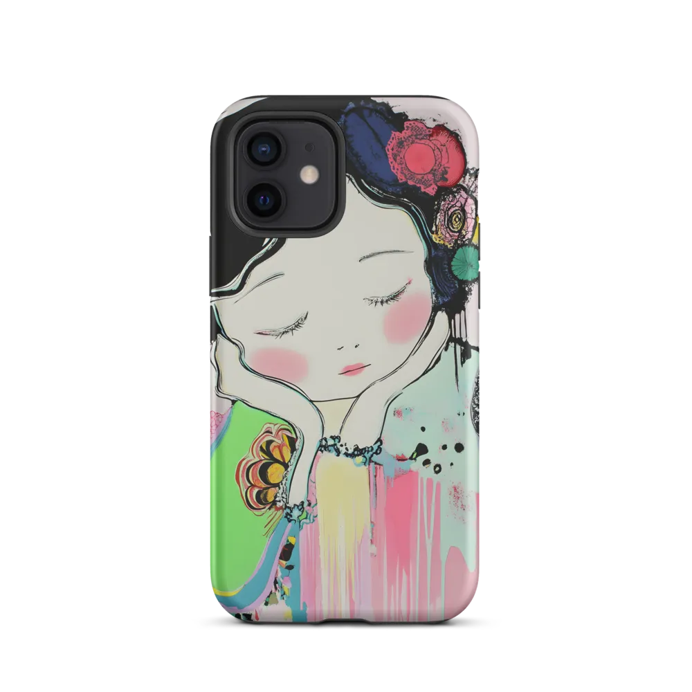 Whispers of Contemplation | Phone Case |  12 | Tough Case | Matte