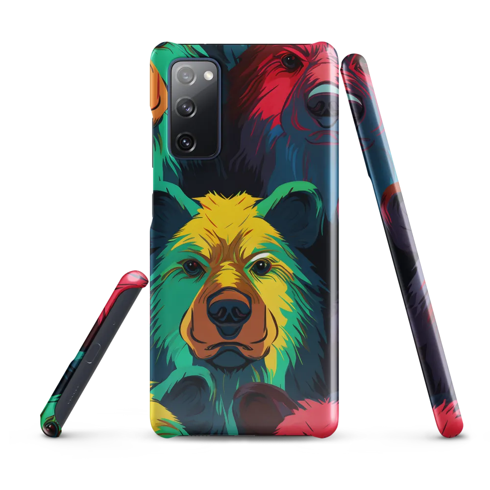 The Colorful Essence of Bears | Phone Case |  S20 FE | Snap Case | Glossy