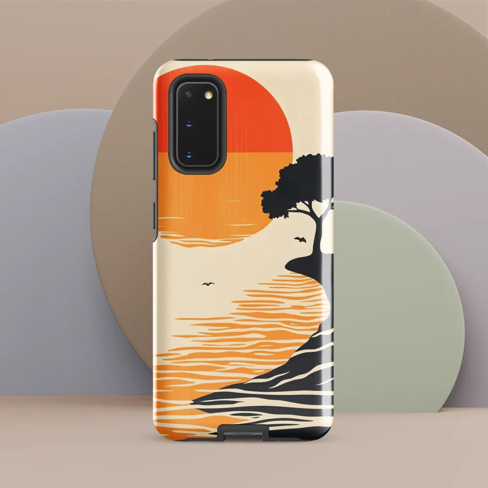 Serene Sunset | Phone Case |  S20 | Tough Case | Glossy