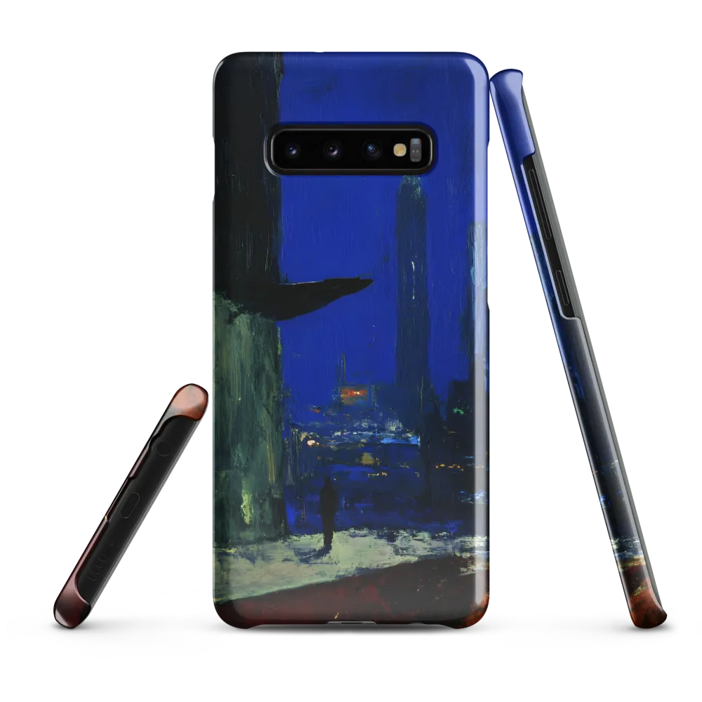 Glimmering Solitude: A Nightscape | Phone Case |  S10 Plus | Snap Case | Glossy