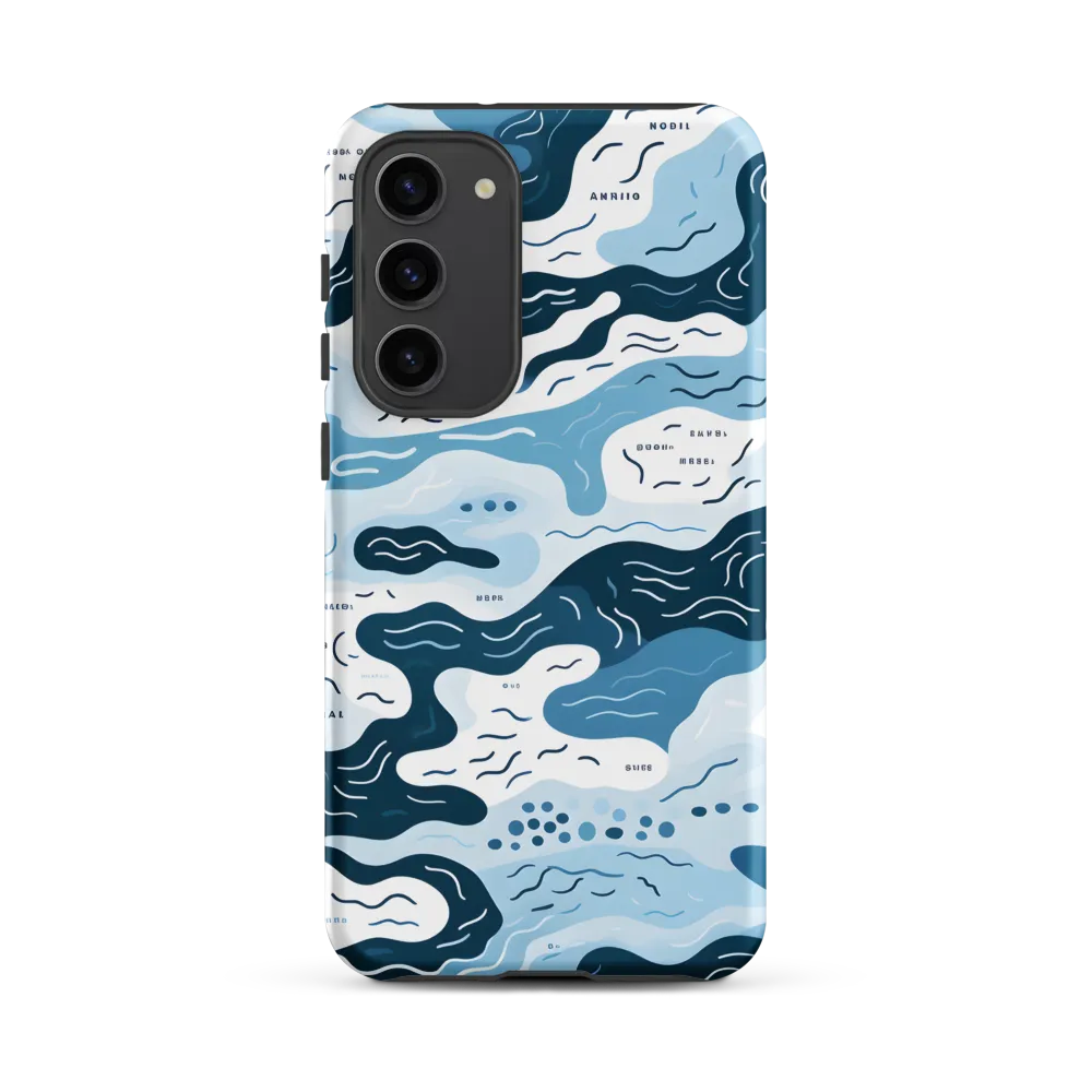 Flowing Waters: An Abstract Journey | Phone Case |  S23 Plus | Tough Case | Matte