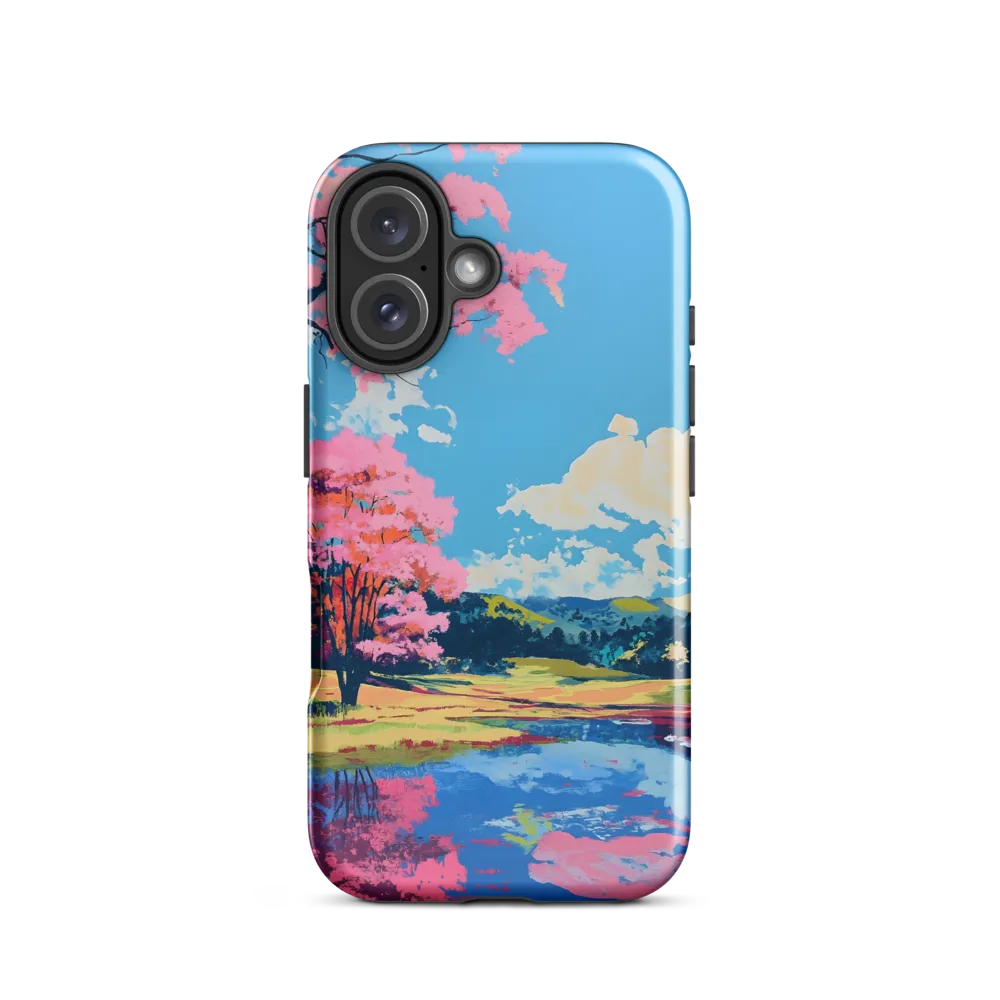 Reflections of a Pink Dreamscape | Phone Case |  16 | Tough Case | Glossy