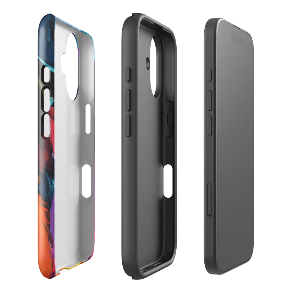 Vibrant Companions: An Expression of Canine Spirit | Phone Case |  16 | Tough Case | Glossy