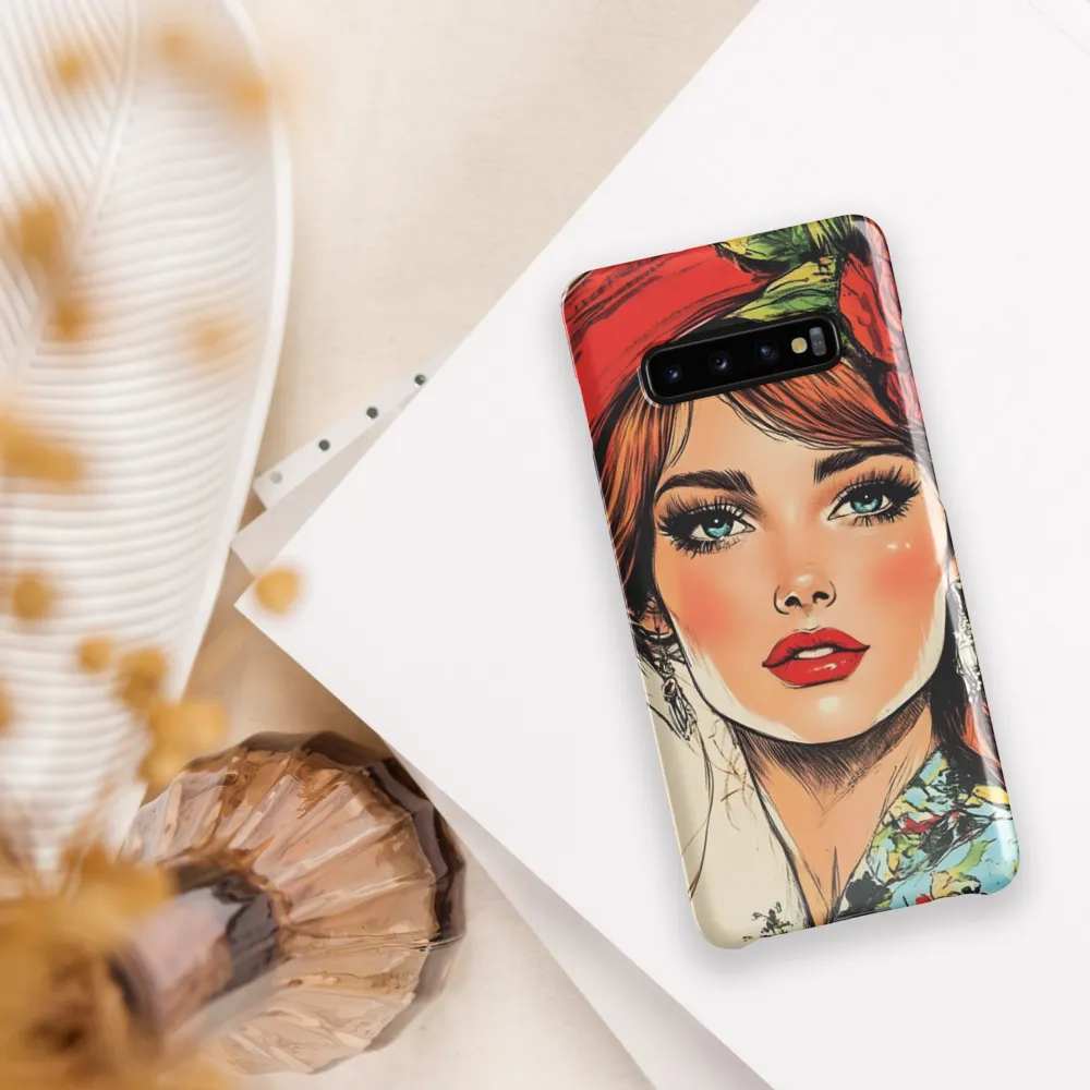 Radiant Elegance: A Portrait of Timeless Beauty | Phone Case |  S10 Plus | Snap Case | Glossy