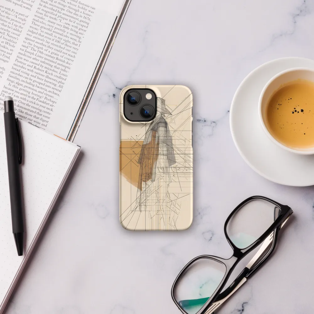 Abstract Profile: A Minimalist Exploration | Phone Case |  13 Mini | Snap Case | Matte