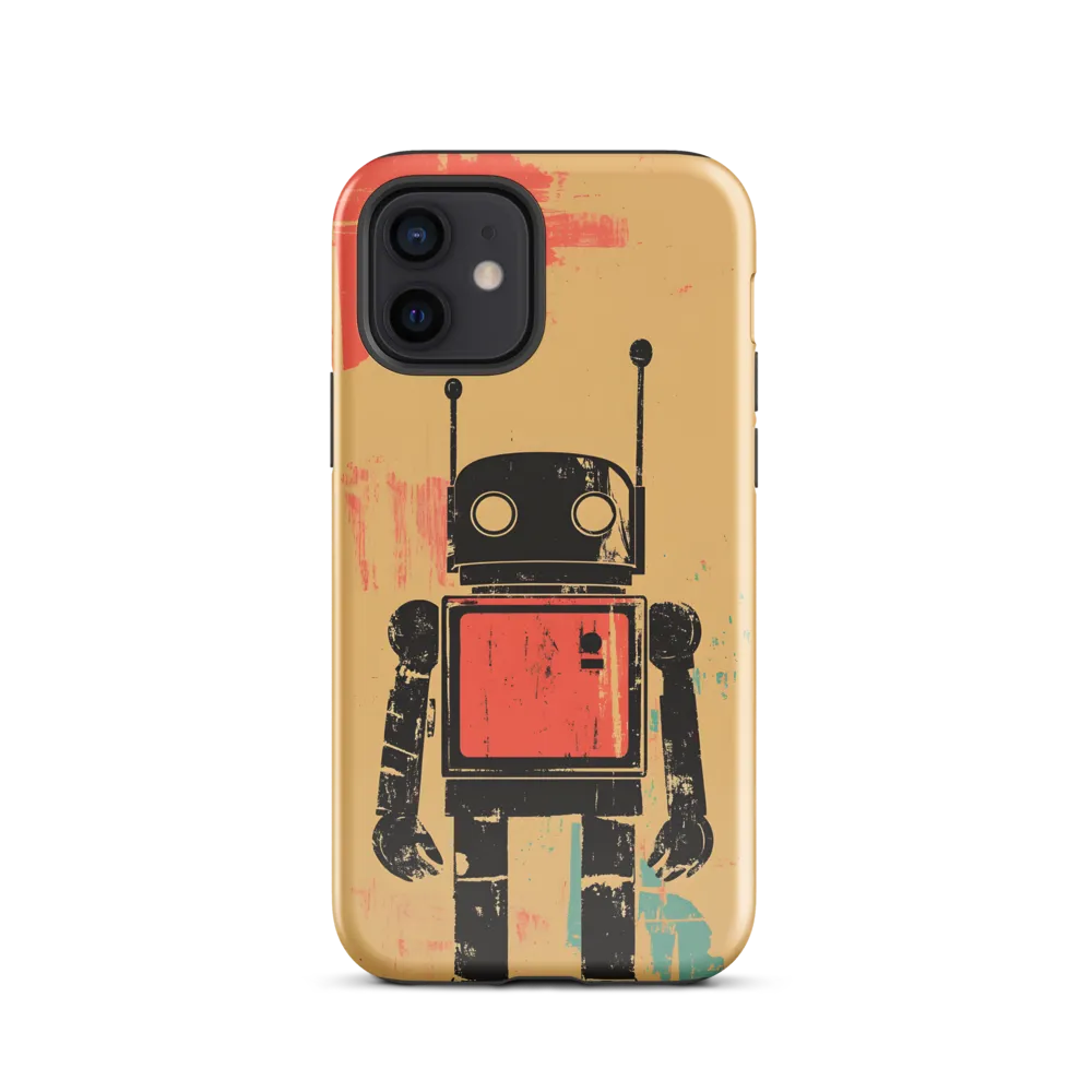 The Retro Robot | Phone Case |  12 | Tough Case | Glossy