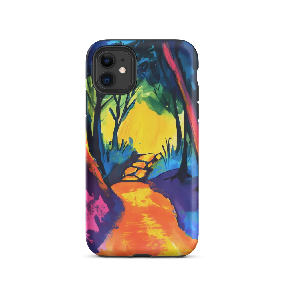 Path Through a Vibrant Forest