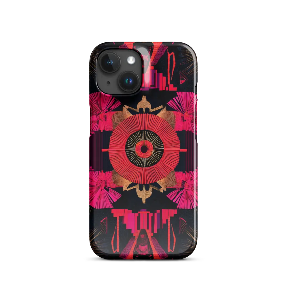 Dynamic Geometric Symphony | Phone Case |  15 | Snap Case | Glossy