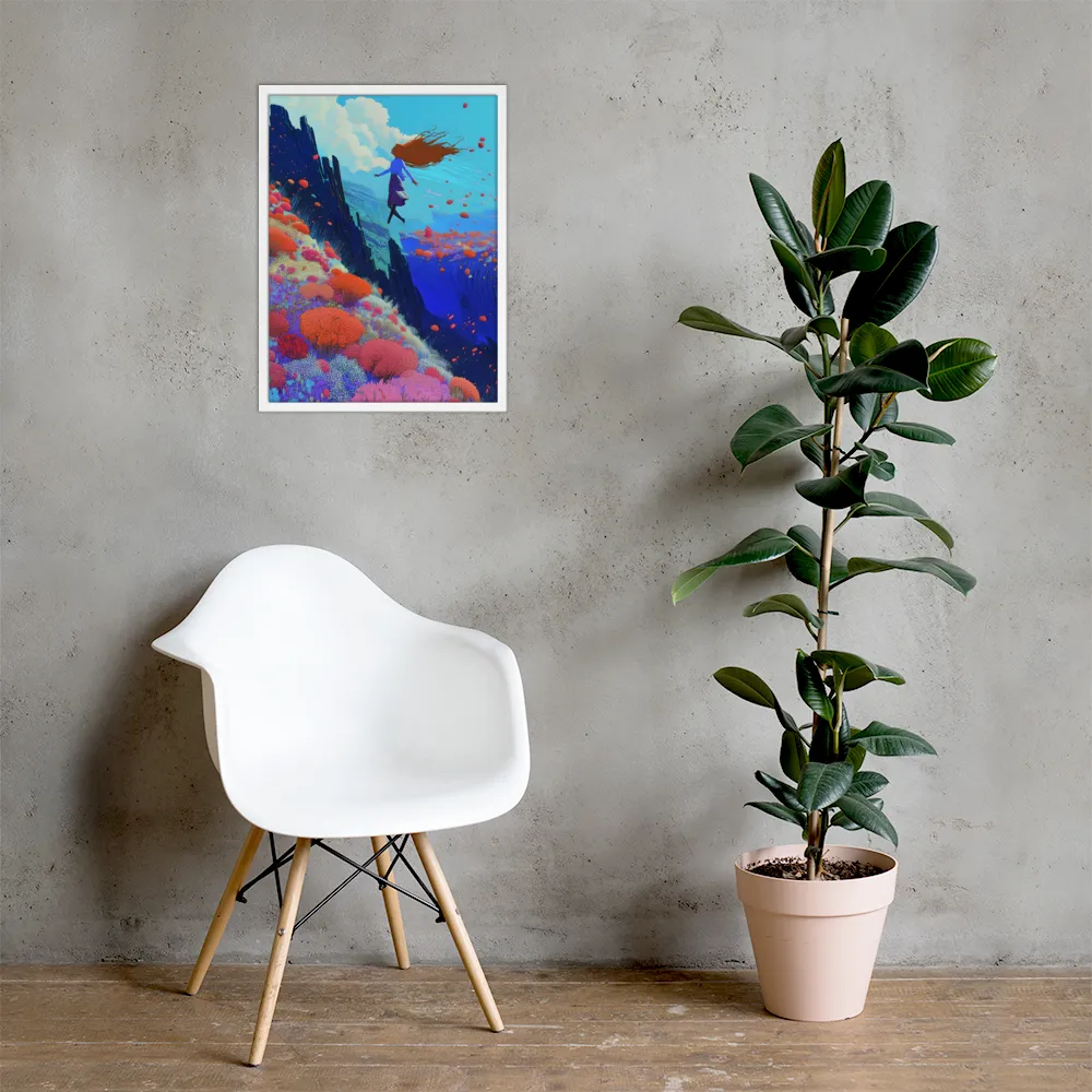 Whispers of Freedom | Poster with White Frame | 18″×24″