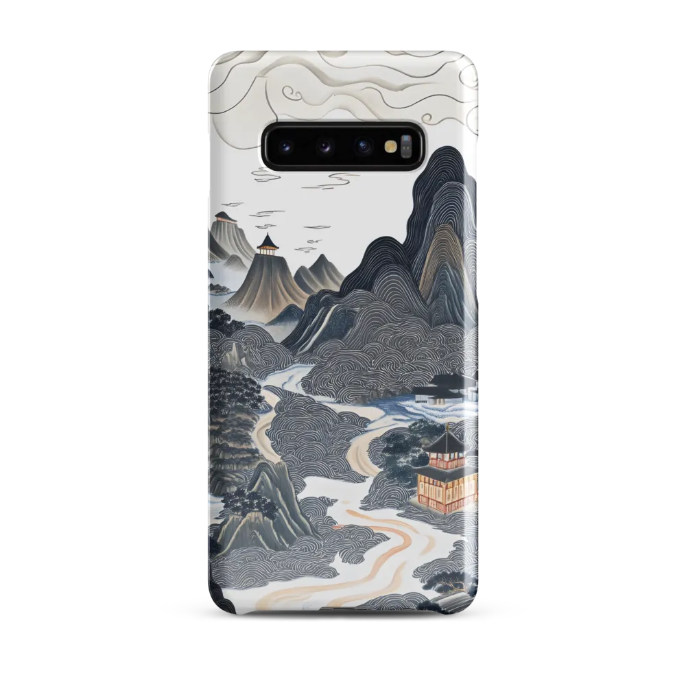 Harmony of Mountains and Temples | Phone Case |  S10 Plus | Snap Case | Glossy