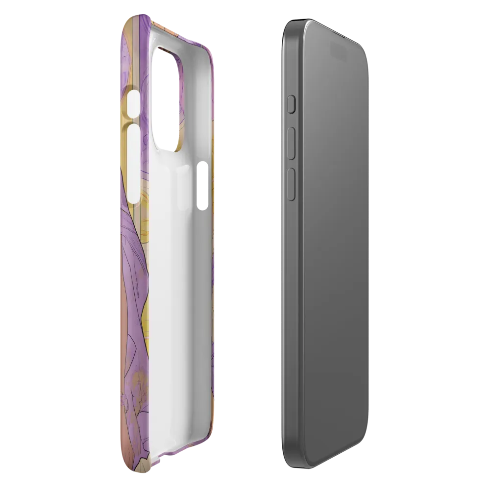 Elegance in Floral Harmony | Phone Case |  15 Pro Max | Snap Case | Matte