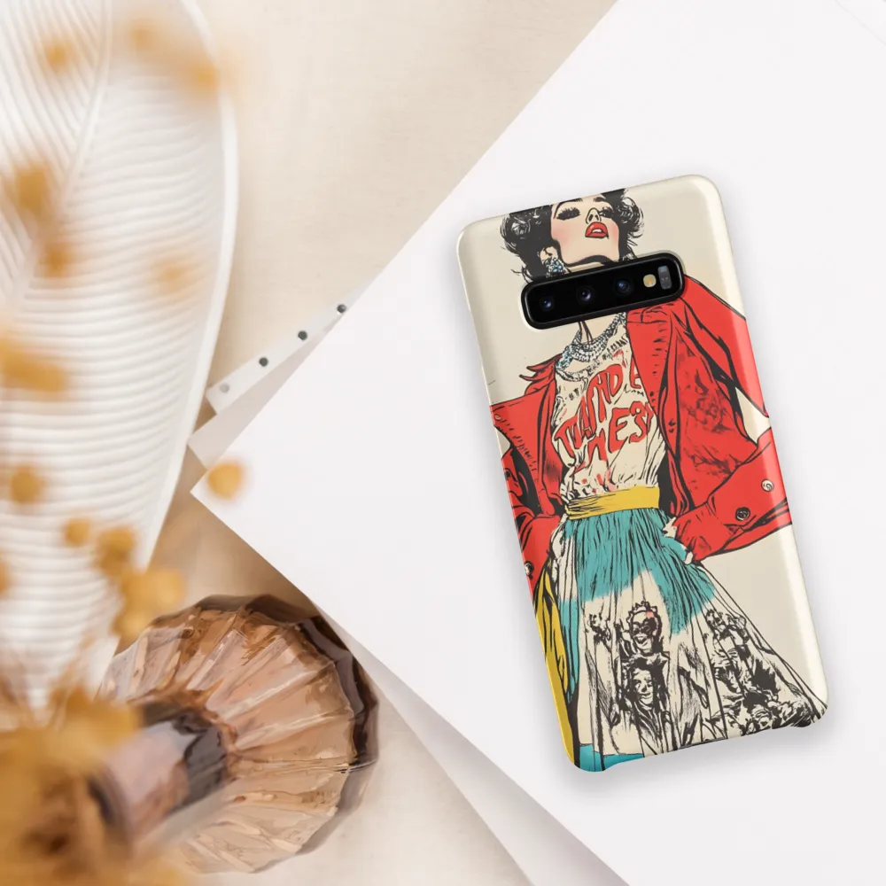 Vibrant Elegance: A Pop Art Fashion Statement
