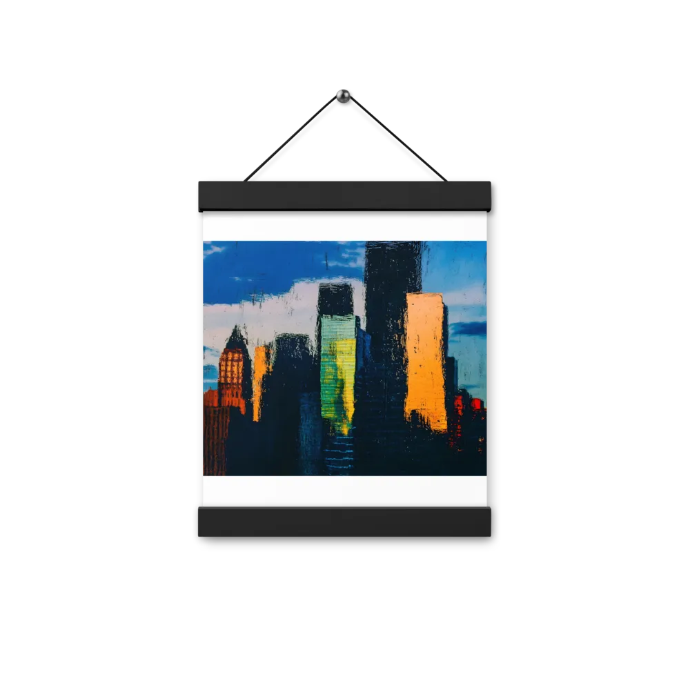 Reflections of Tranquility | Poster With Black Wood Hanger | 8″×10″