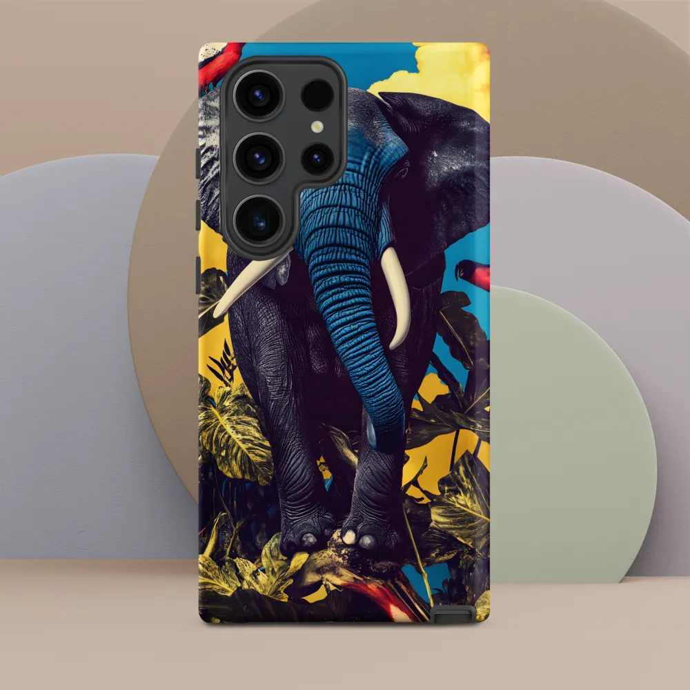 Elephant Dreams in Vibrant Colors | Phone Case |  S23 Ultra | Tough Case | Matte