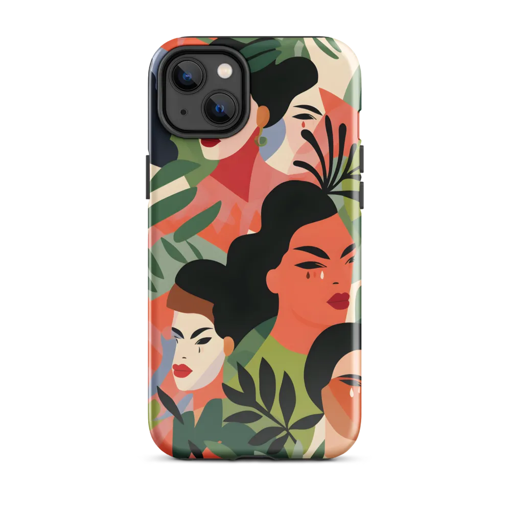 Harmony of Nature and Femininity | Phone Case |  14 Plus | Tough Case | Glossy