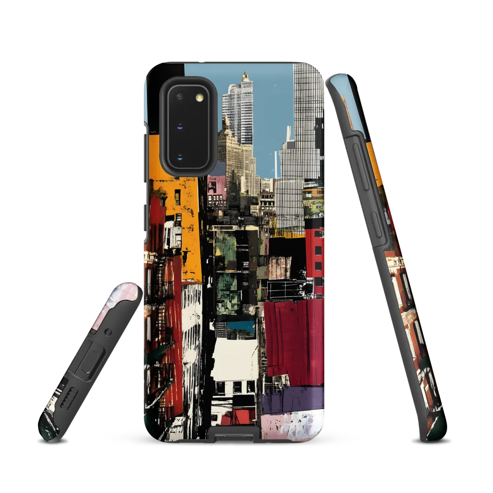 Urban Collage: A Vivid Cityscape