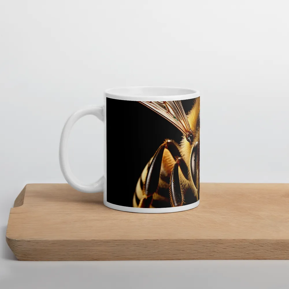 The Majesty of the Honeybee | Mug with White inside | 11 oz