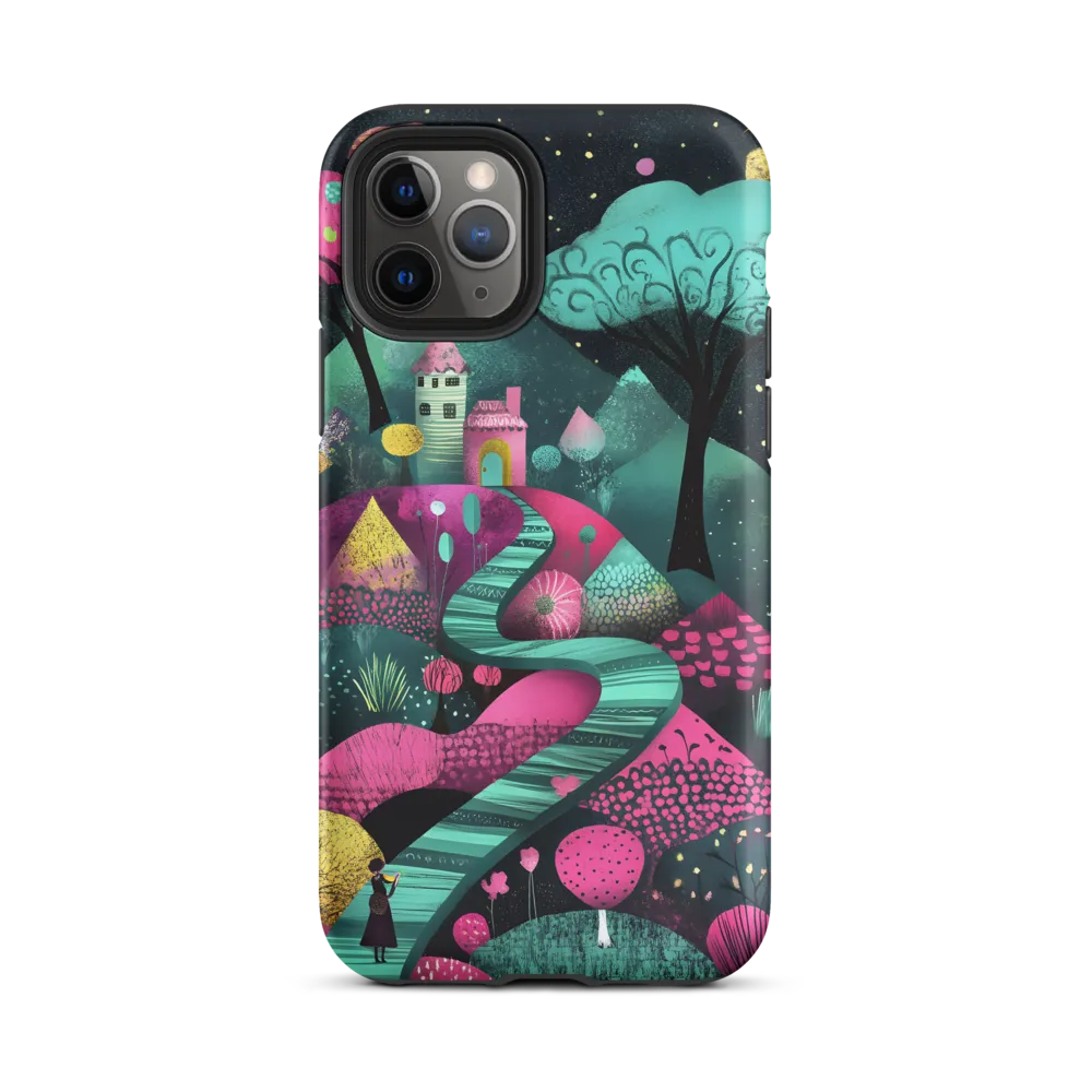 Whimsical Journey through Colorful Lands | Phone Case |  11 Pro | Tough Case | Matte