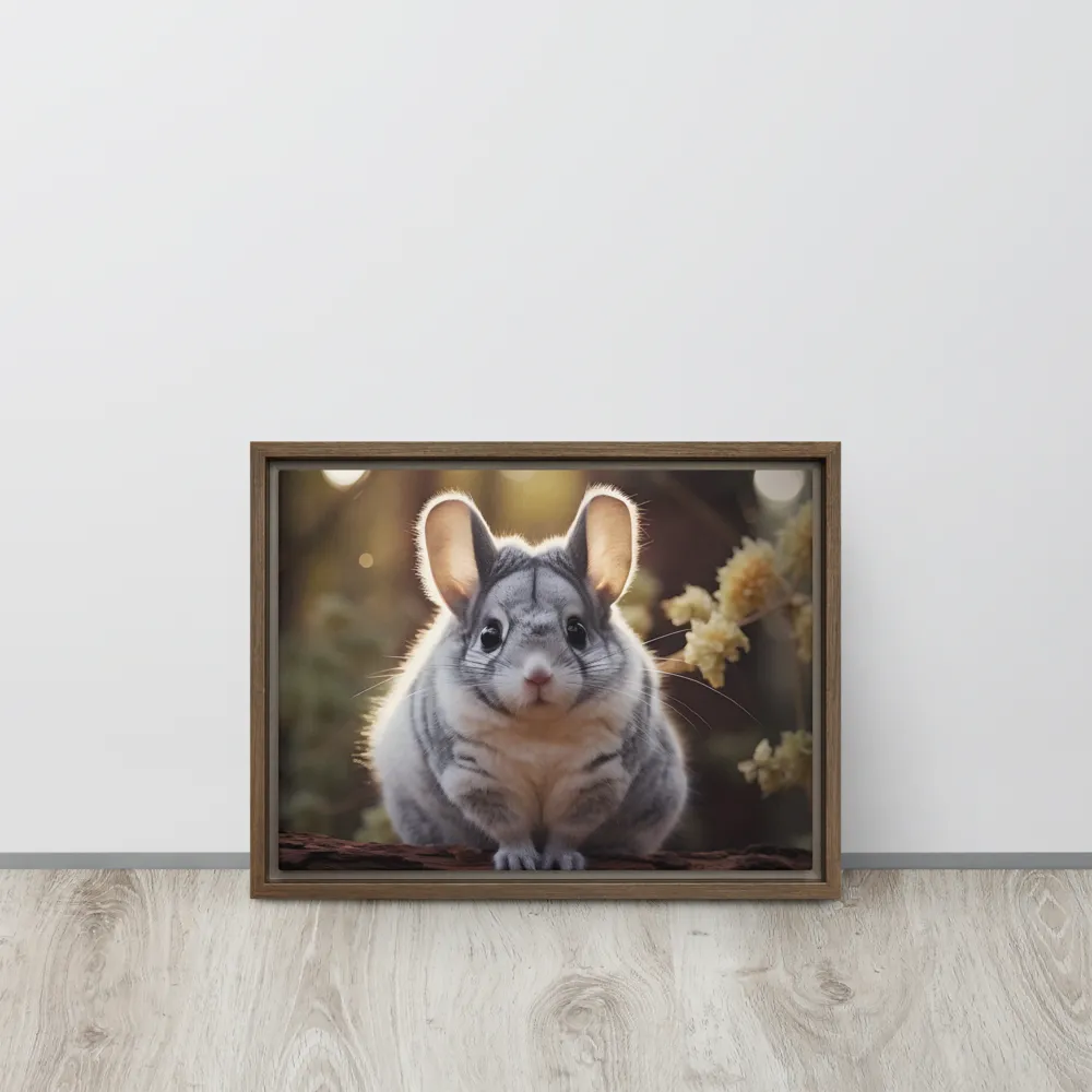 Curious Chinchilla in the Forest