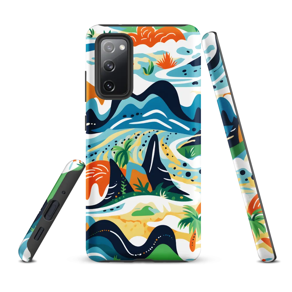 Abstract Tropical Landscape