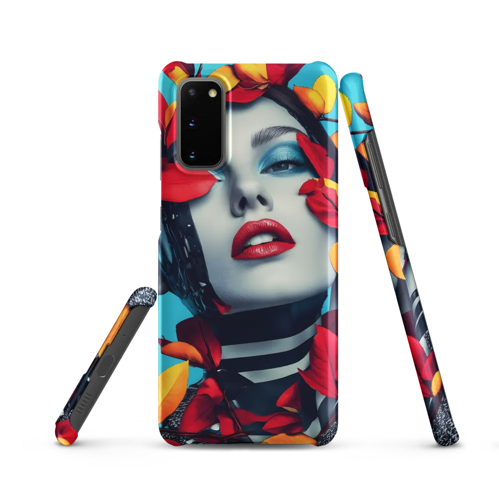 Futuristic Fusion: Nature Meets Technology | Phone Case |  S20 | Snap Case | Matte