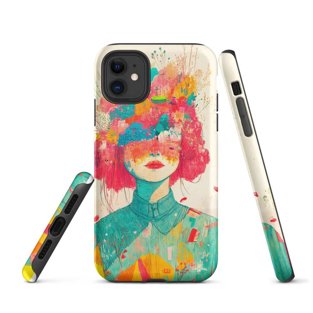 Whimsical Floral Portrait