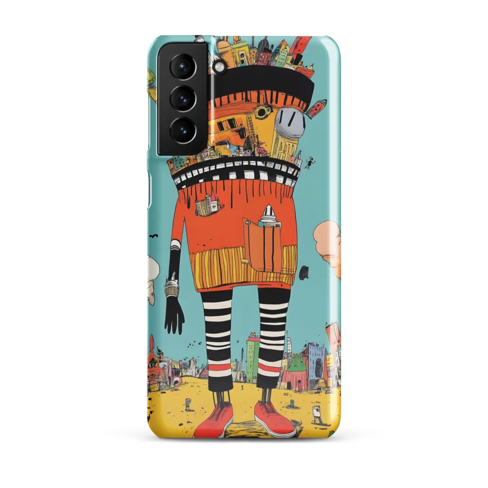 Urban Fantasia: A Whimsical Encounter | Phone Case |  S21 Plus | Snap Case | Glossy