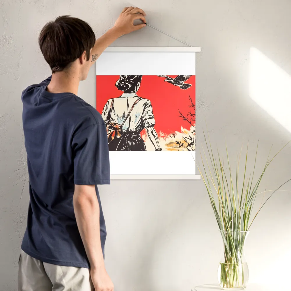 Journey Beyond the Horizon | Poster With White Wood Hanger | 18″×24″