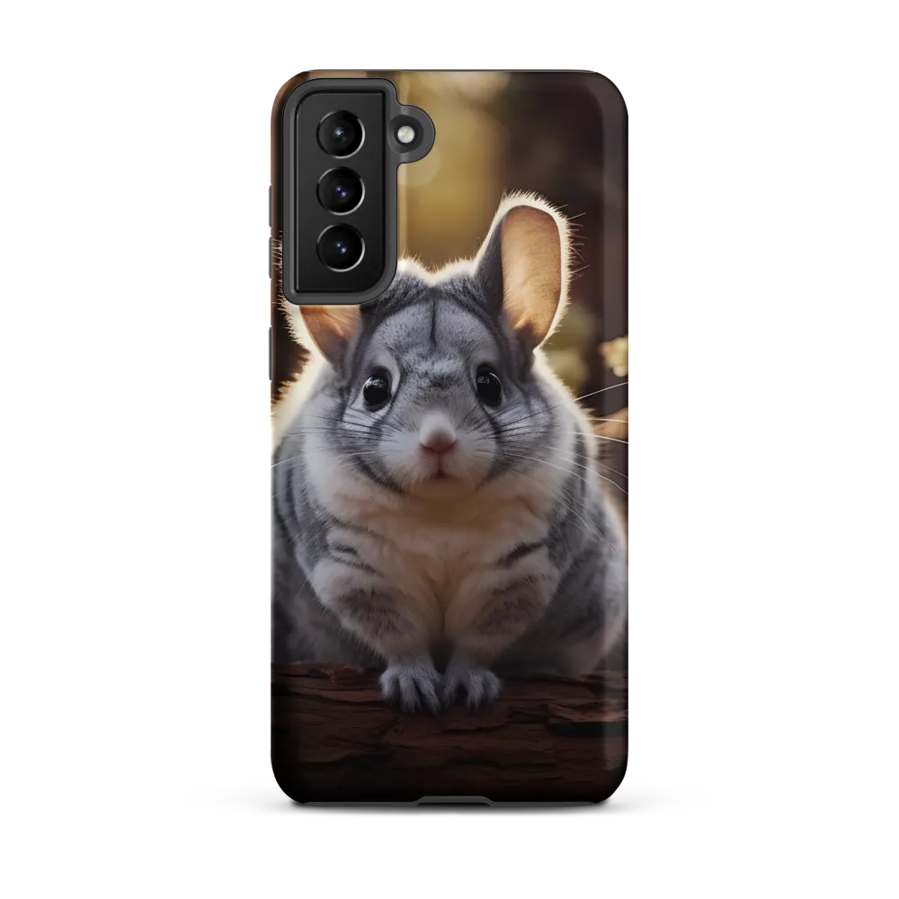 Curious Chinchilla in the Forest