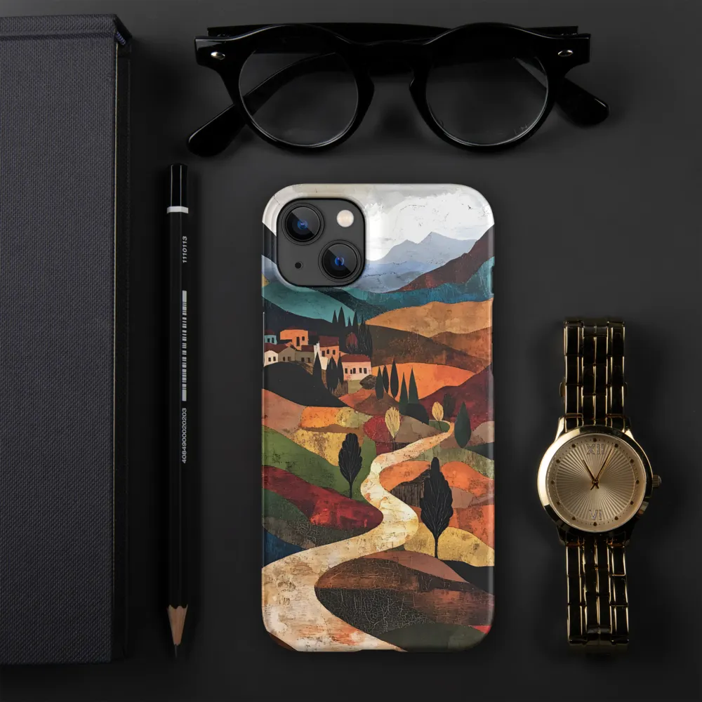 Harmony in Colorful Hills | Phone Case |  14 Plus | Snap Case | Matte