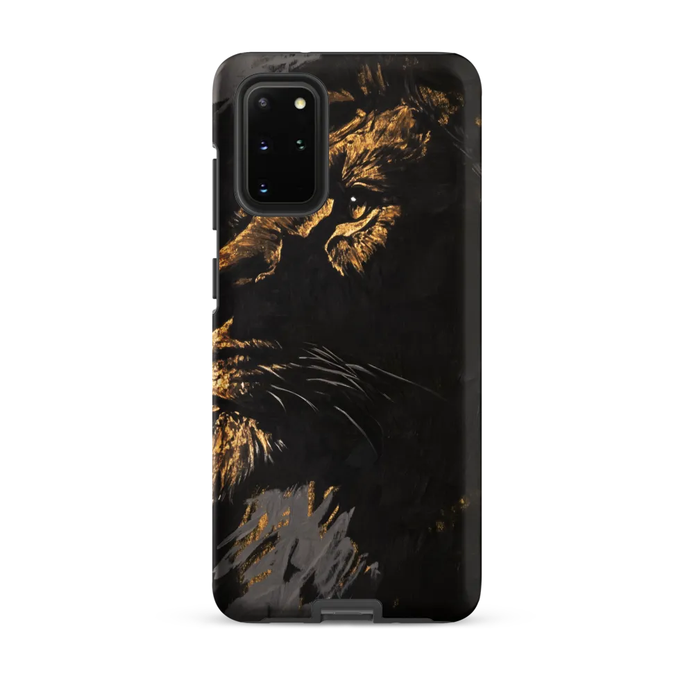 Majestic Gaze: The Golden Lion