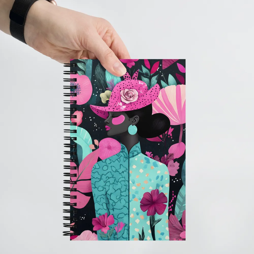 Elegance in Bloom | Spiral Notebook