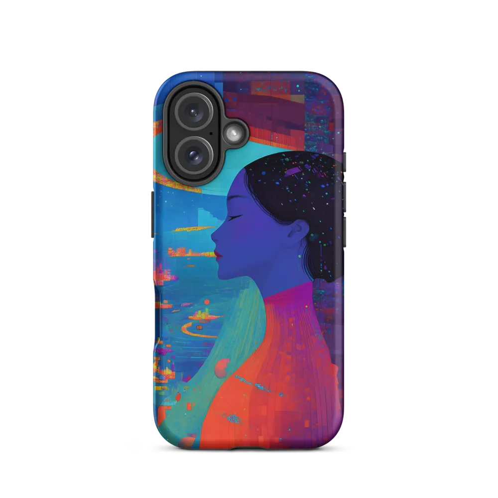 Serene Reflections in a Futuristic Dreamscape | Phone Case