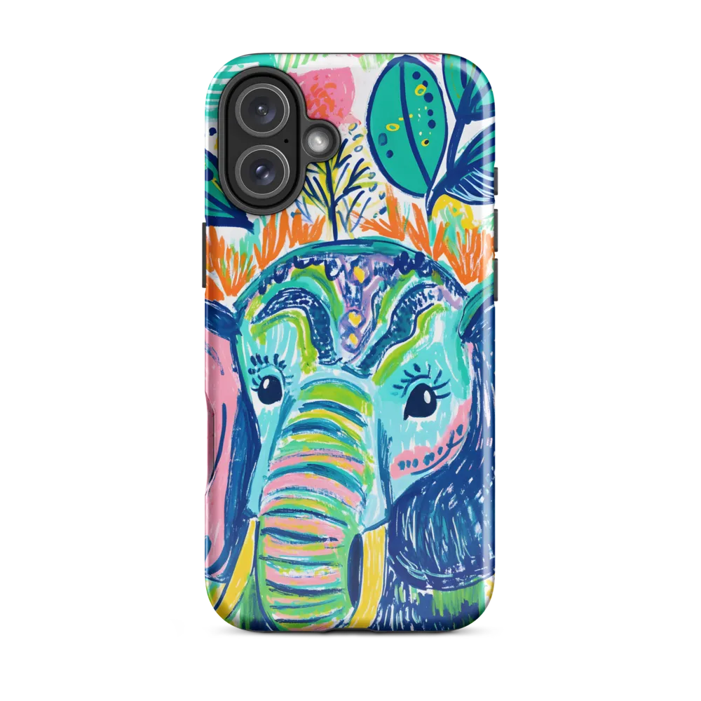 Whimsical Elephant Portrait