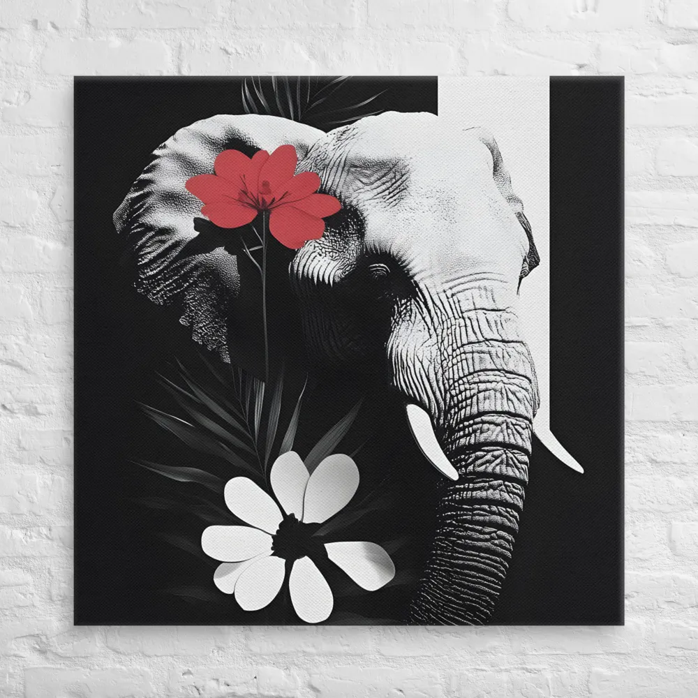 Elephant Harmony | Canvas | 37″×37″