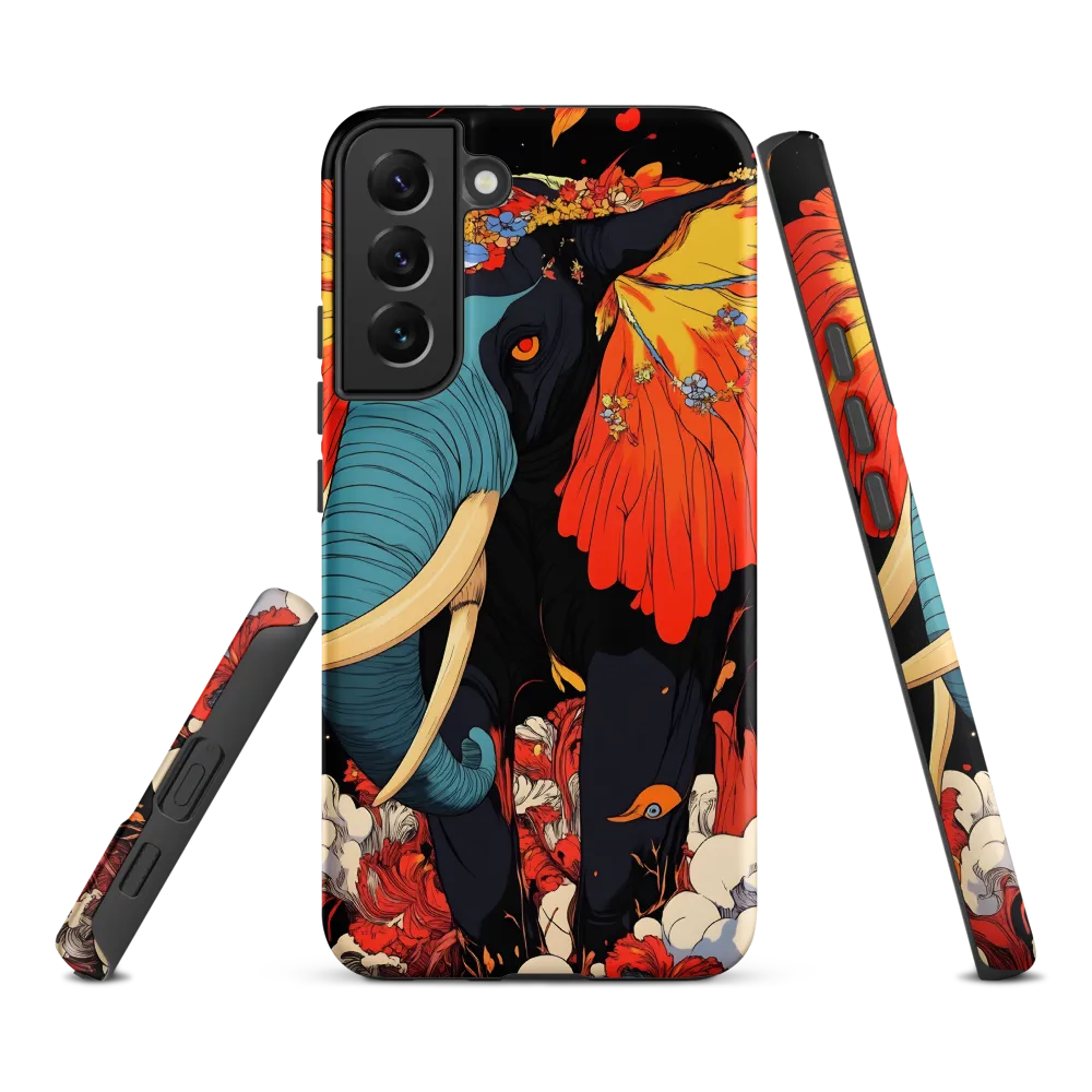 Majesty of the Floral Elephant | Phone Case |  S22 Plus | Tough Case | Matte