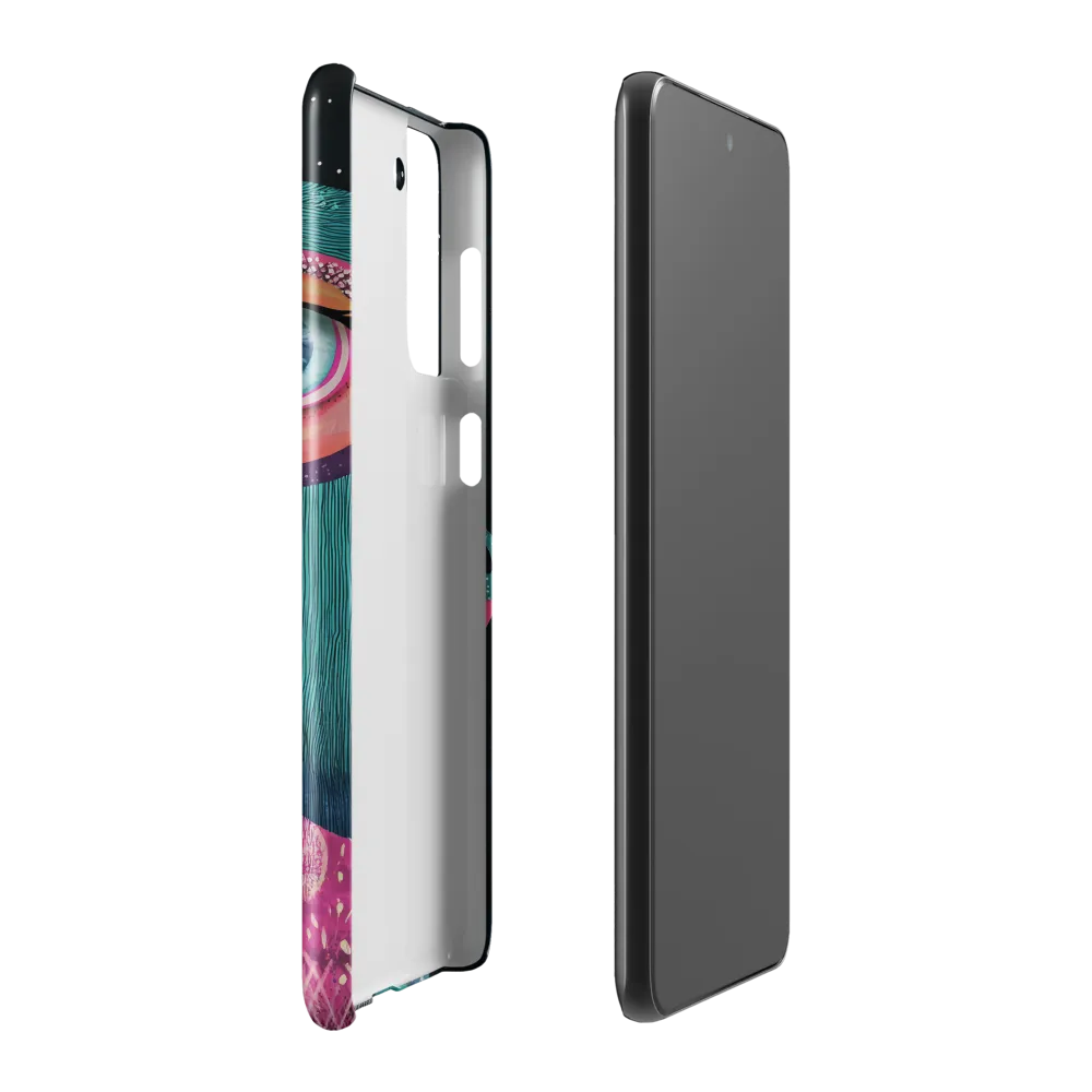 Whimsical Vulture: A Dance of Colors | Phone Case |  S21 Plus | Snap Case | Glossy