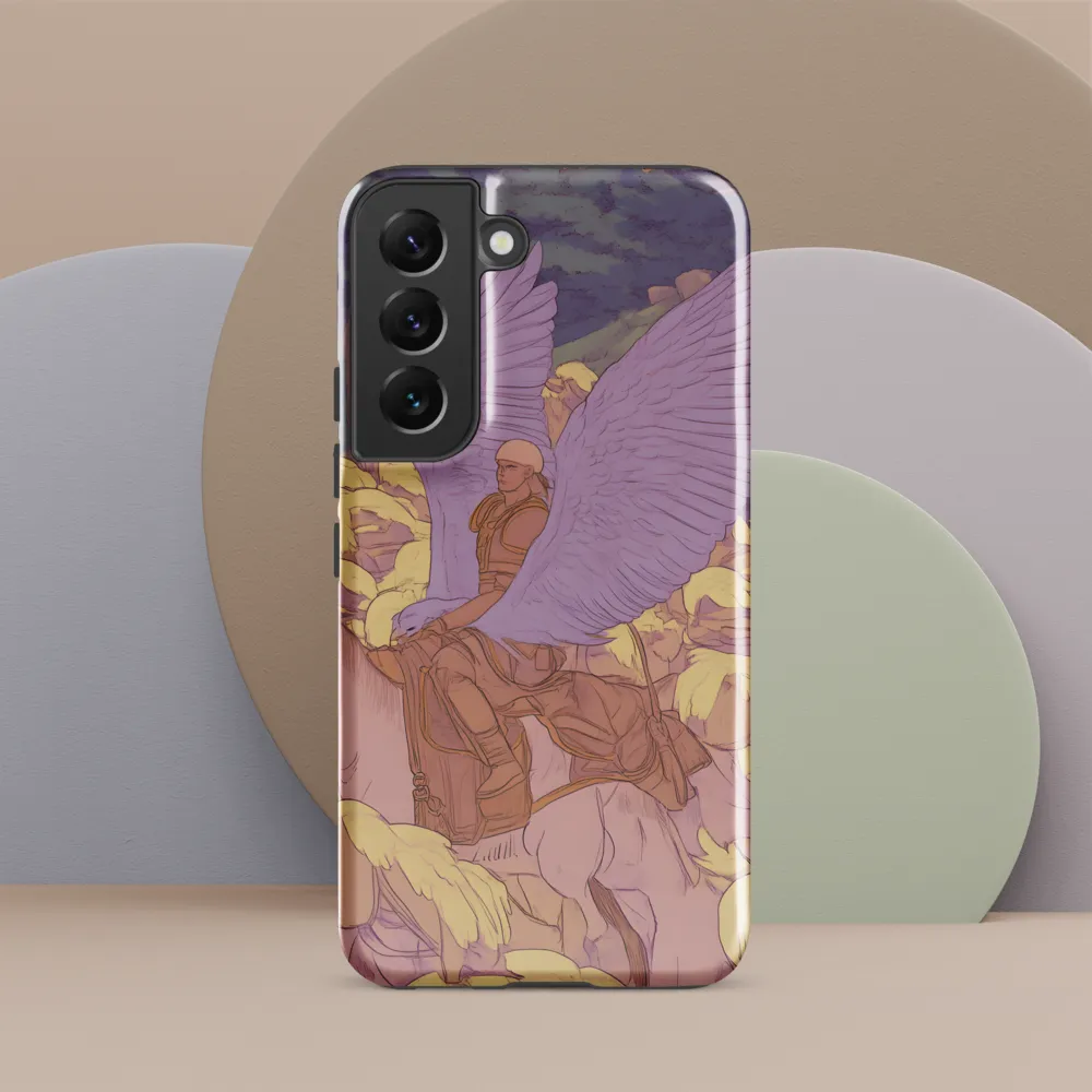 The Winged Guardian | Phone Case |  S22 | Tough Case | Glossy