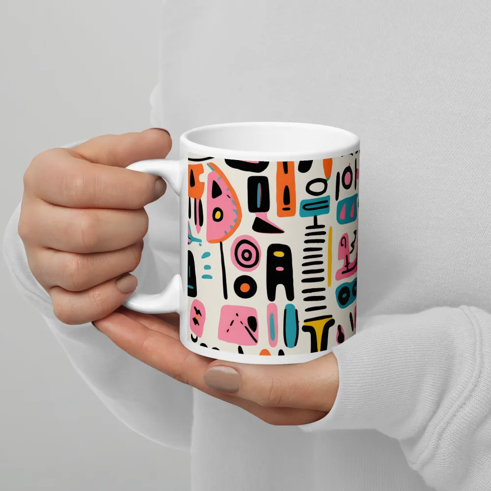 Kaleidoscope of Shapes | Mug with White inside | 11 oz