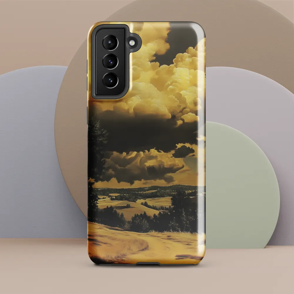 Golden Serenity in the Landscape