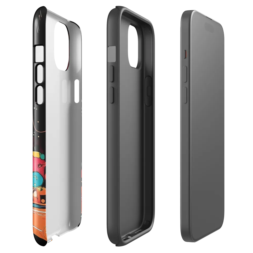 Neon Pulse of the City | Phone Case |  15 Plus | Tough Case | Glossy