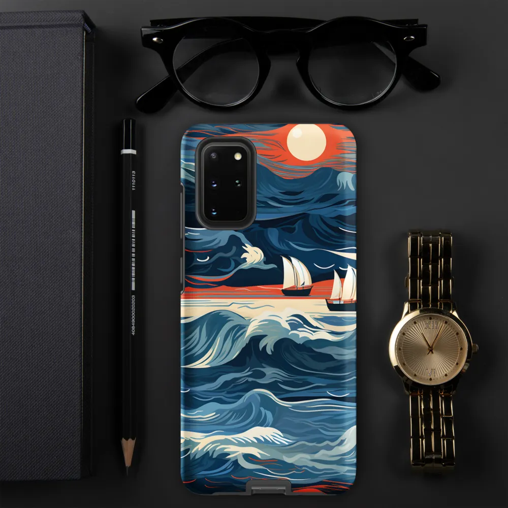 Ocean Whispers: A Voyage at Dusk
