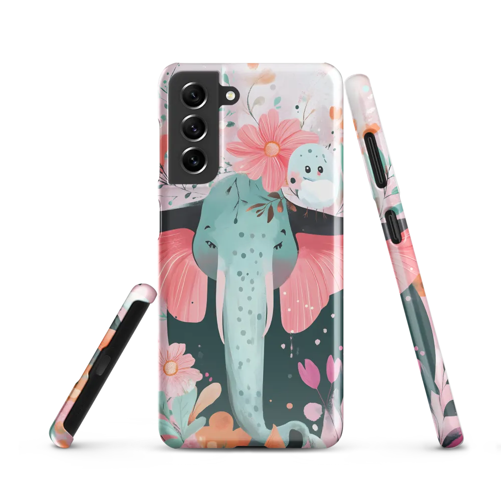 Whimsical Elephant in Bloom