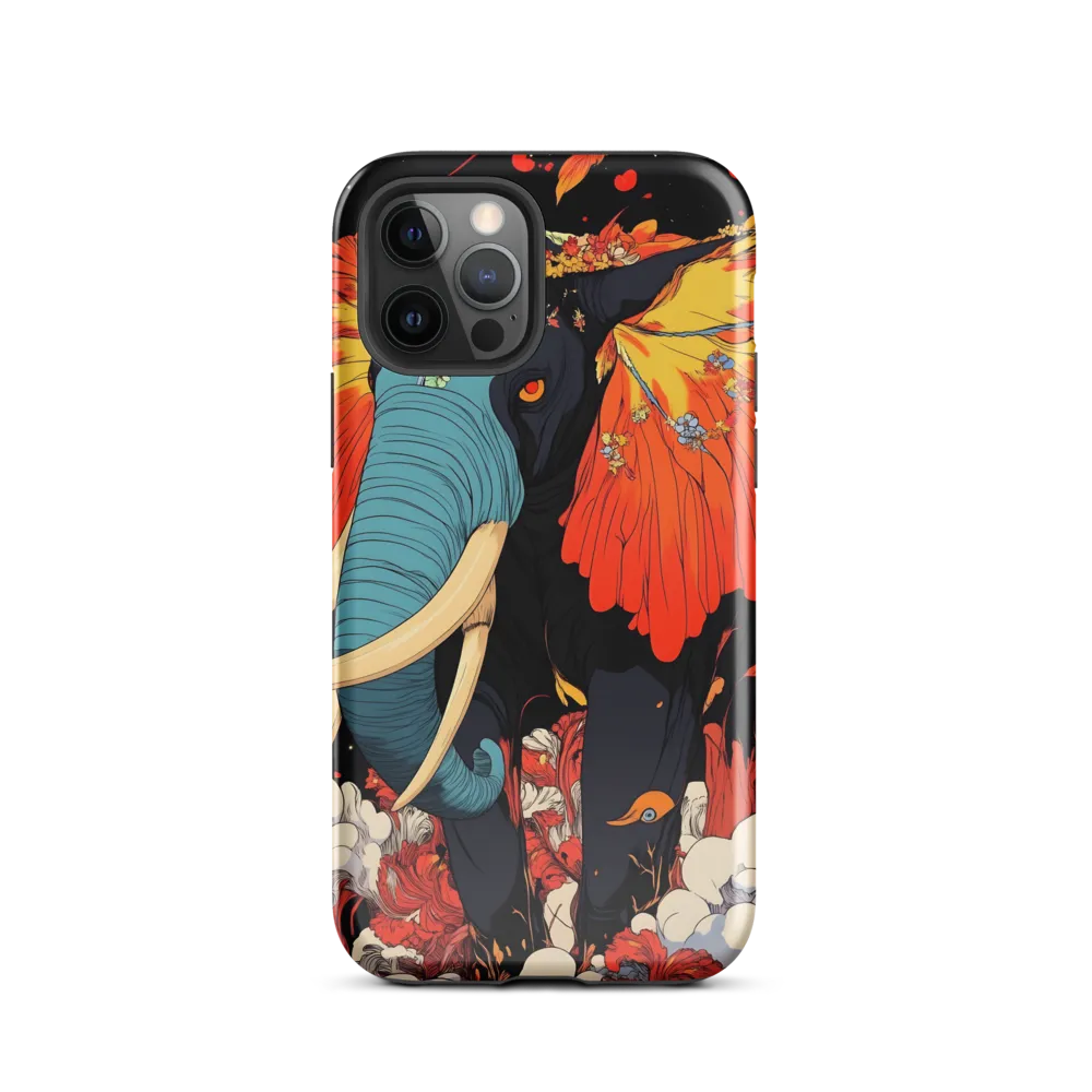 Majesty of the Floral Elephant | Phone Case |  12 Pro | Tough Case | Glossy